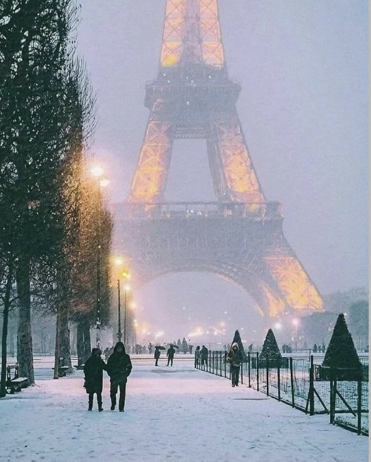 Paris'te kış ❄️
