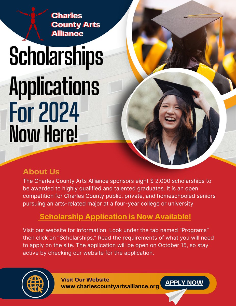 Now Accepting Applications for 2024 Scholarships!