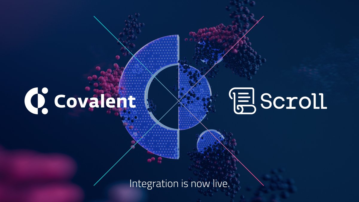 1/ <a href="/Scroll_ZKP/">Scroll</a> Mainnet is live! 📜

Scroll has been building in the open since day one, and Covalent will continue to support Scroll builders by enabling them to quickly and easily serve indexed Scroll data to their application frontends

Read more 👇