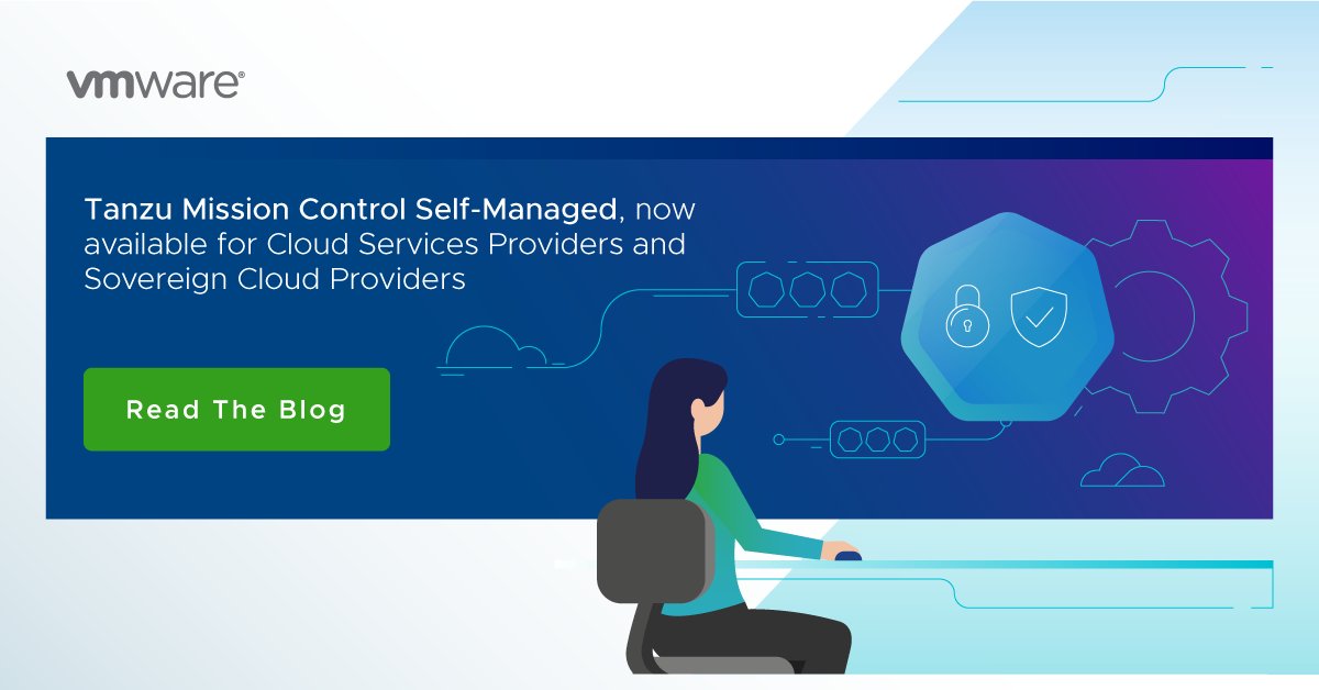 cloudhappens's tweet photo. Introducing Tanzu Mission Control Self-Managed, a sovereign-compliant #Kubernetes management platform. Simplify cluster management, enhance security, and comply with data sovereignty regulations in regulated industries. 

Learn more: https://t.co/FdwD34l9QA https://t.co/cf5SkyfblW
