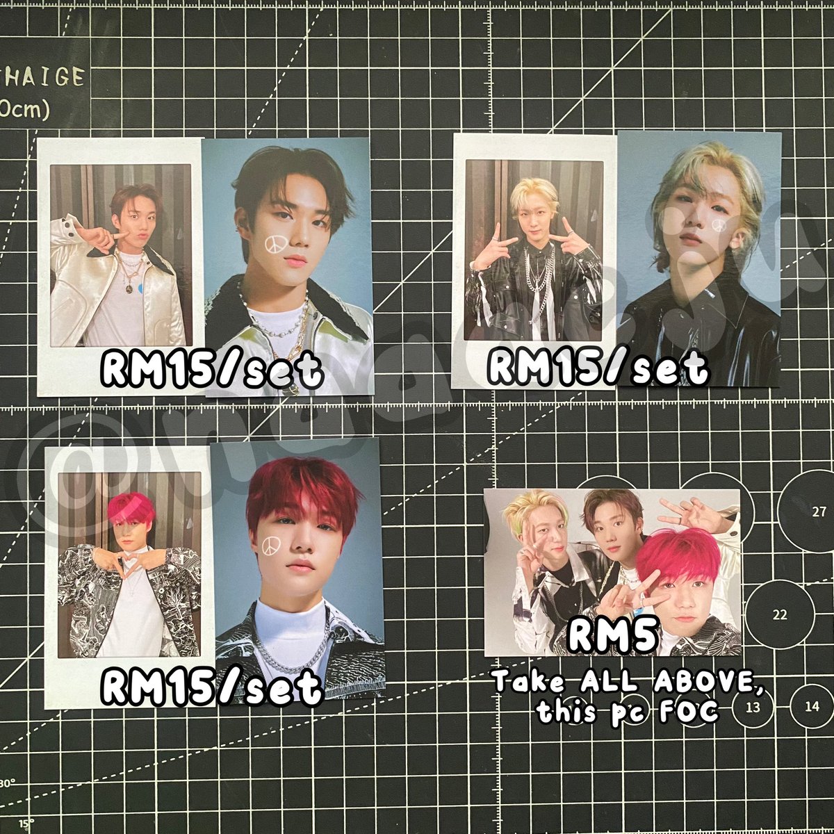 naaacju's tweet photo. WTS P1harmony various photocards

Take all will get discount price!

🚚 WM RM8 / EM RM16
✨ On hand
☀️ Postage on weekends

#pasarpiwon #pasarp1harmony @pasarpiwon https://t.co/08icDEyxwW