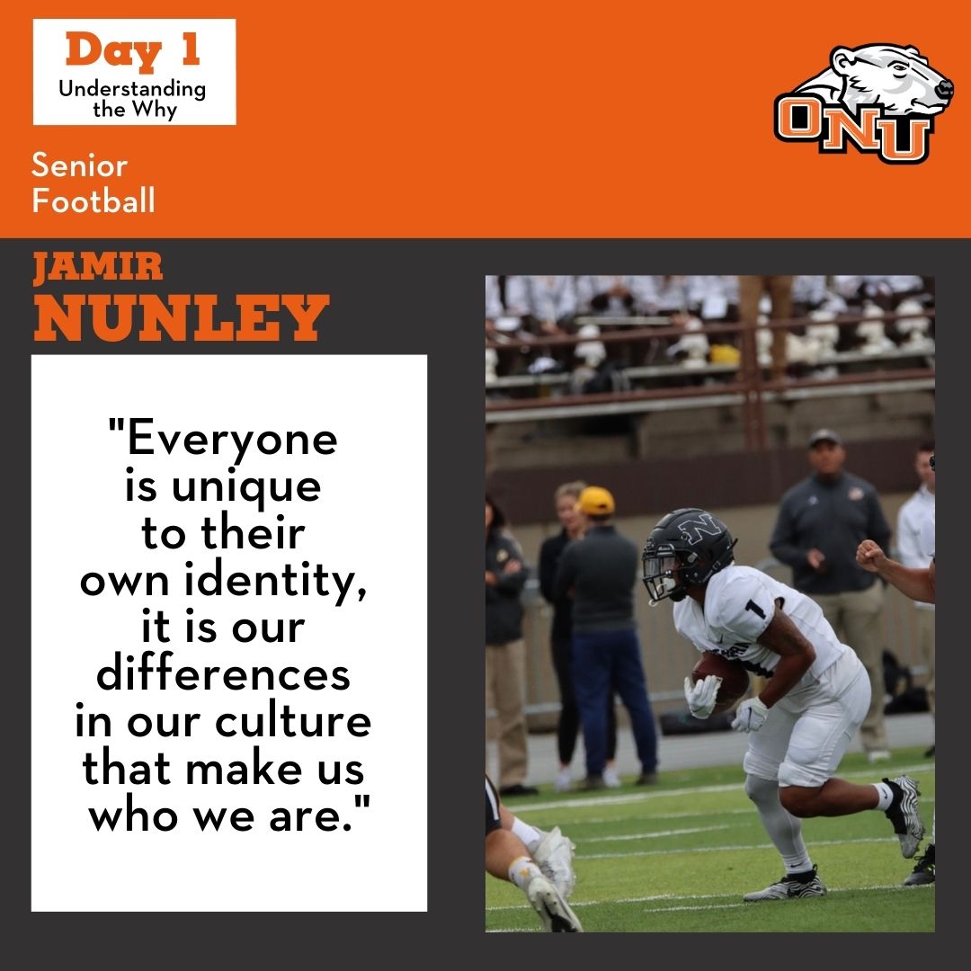 In support of the NCAA’s Diversity and Inclusion Social Media Campaign. Day 1 is dedicated to supporting others with different identities and experiences and understanding why. Thanks to senior <a href="/Jam1rNunley/">jn</a> for sharing his perspective.