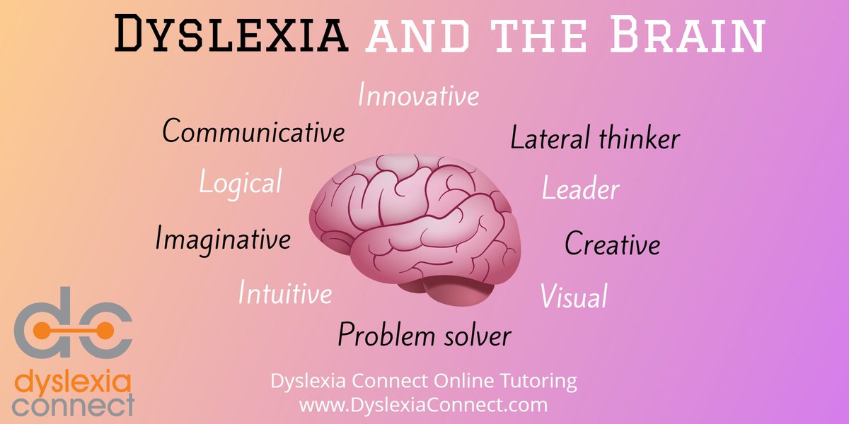 ConnectDyslexia's tweet photo. Children and adults with dyslexia often have a variety of cognitive strengths! These strengths are part of the reason why we see so many individuals with dyslexia who are successful entrepreneurs, leaders, artists and musicians. https://t.co/IEul2iUeSg #dyslexia #ADHD https://t.co/NBOalQcacK