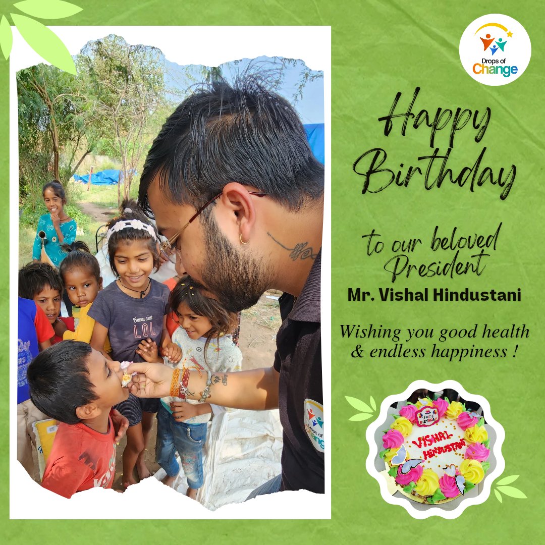 Dropsofchange's tweet photo. Drops of Change President Vishal Hindustani's visit to Panchkula: Policies for the future, mentorship for kids, a heartwarming birthday celebration - a harmonious blend of purpose and warmth.
#birthday #celebration #HappyBirthday #dropsofchange #NGOs #India #EducationForAll https://t.co/rEuu7hoJzy