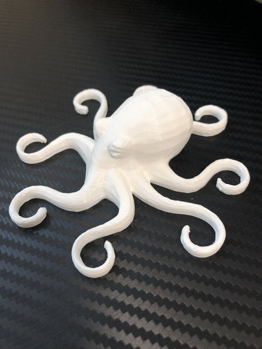 SanDraw3D's tweet photo. Serious??? Can such a delicately printed octopus really be printed with silicone? The answer is YES!!! 😍💫
#octopus #silicone #3dprint #3dprinter #additivemanufacture https://t.co/iYvyRlH1Oi