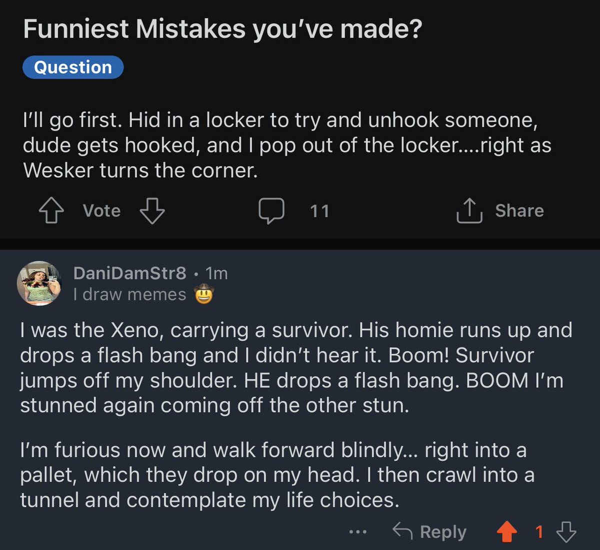 First rule of playing killer - always wear your headphones 😂