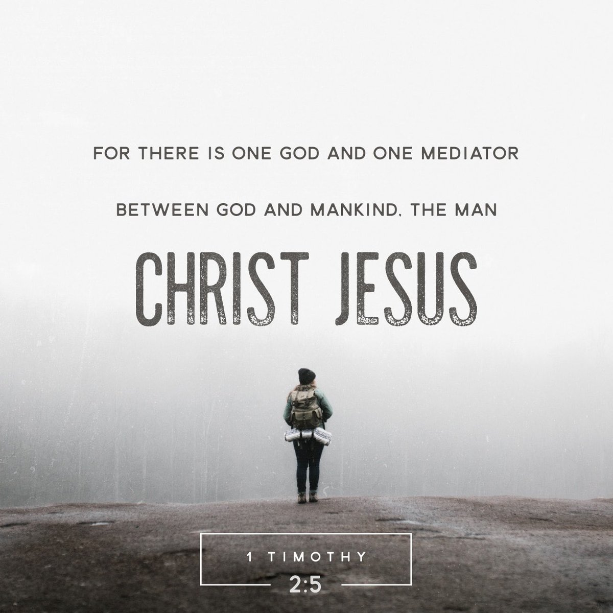tdhull's tweet photo. “For, There is one God and one Mediator who can reconcile God and humanity—the man Christ Jesus. He gave his life to purchase freedom for everyone. This is the message God gave to the world at just the right time.”
1 Timothy 2:5-6 NLT #JesusSaves https://t.co/mInN0h2QnI