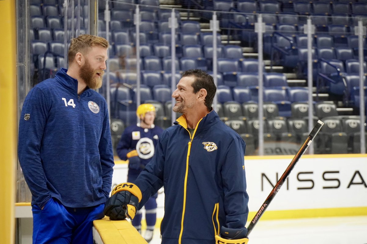 PredsNHL's tweet photo. Welcome back, Mattias! https://t.co/YRS4YvItPt
