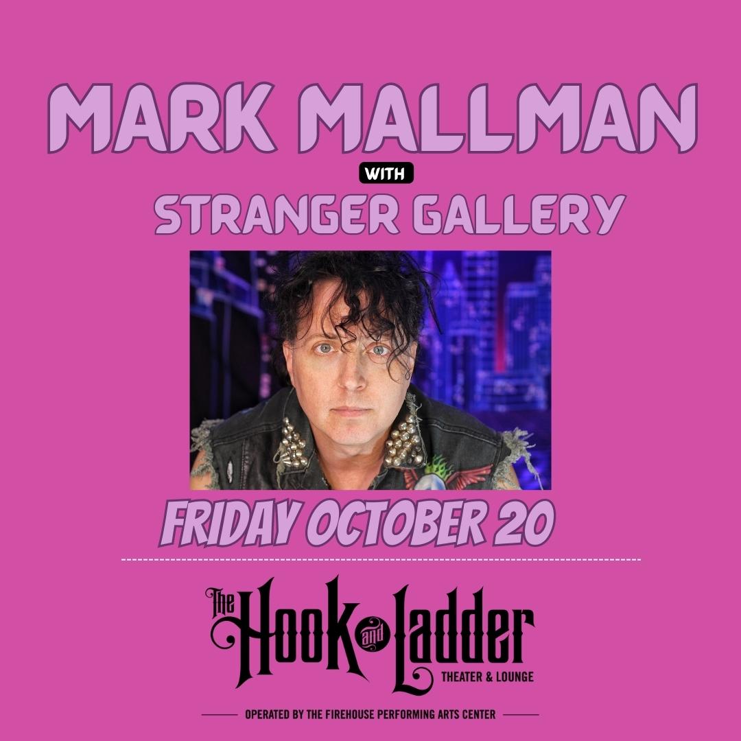 Mark Mallman w/ special guests Stranger Gallery on Fri, Oct 20 -- BUY TIX ->> Mark-Mallman.eventbrite.com -- @markmallman's stage persona is legendary. From MTV to NPR, his expansive body of work has enthralled audiences for over two decades. @StrangerGallery kick off the night!