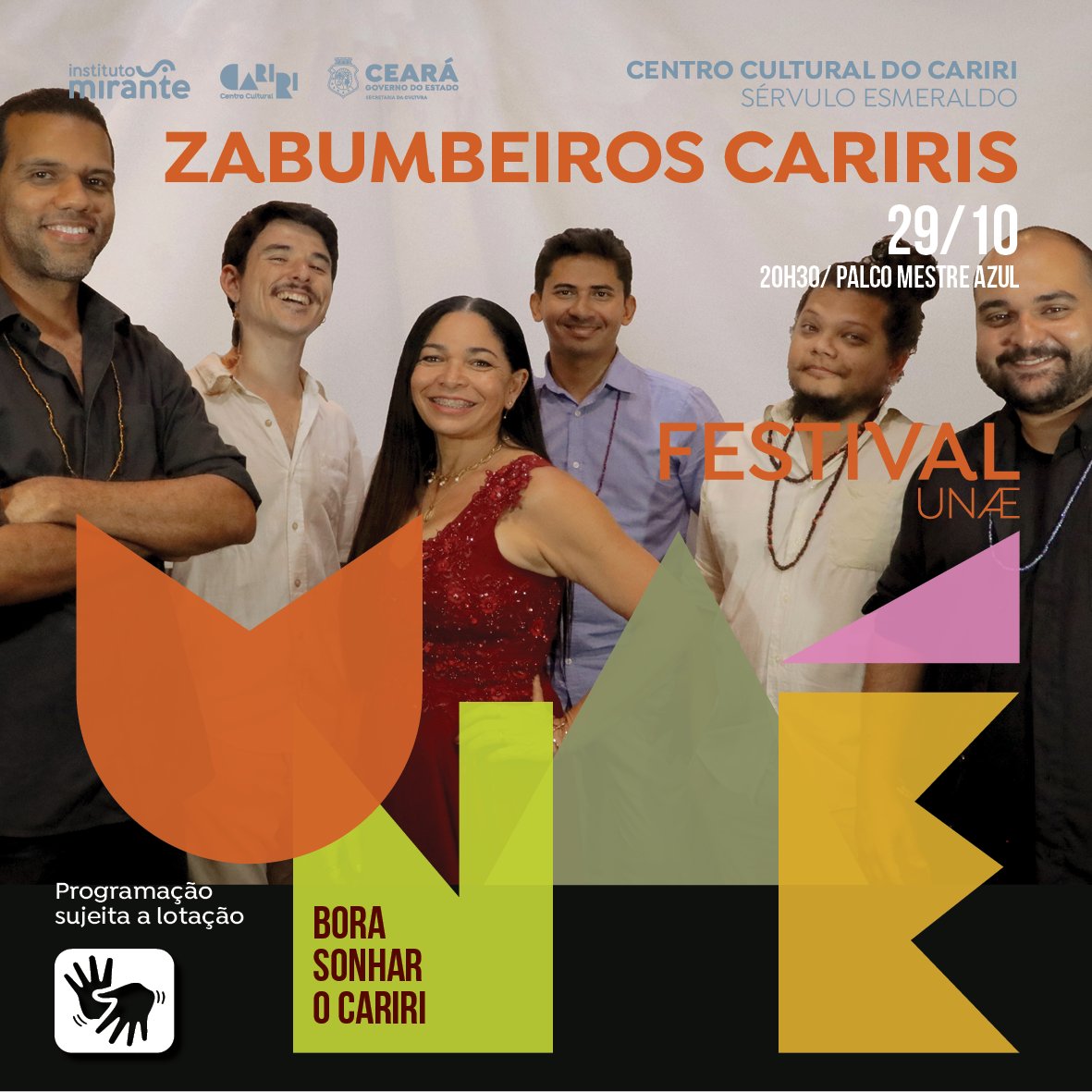 CCCariri's tweet photo. Guerreiros e guerreiras de fita com alegria vão brincar ⚔️💫

Inspirados nas bandas cabaçais e musicalidade cabocla, os Zabumbeiros Cariris convocam o diálogo entre o que há de contemporâneo e a tradicional na nossa rica cultura popular! https://t.co/u8PBeCY33I