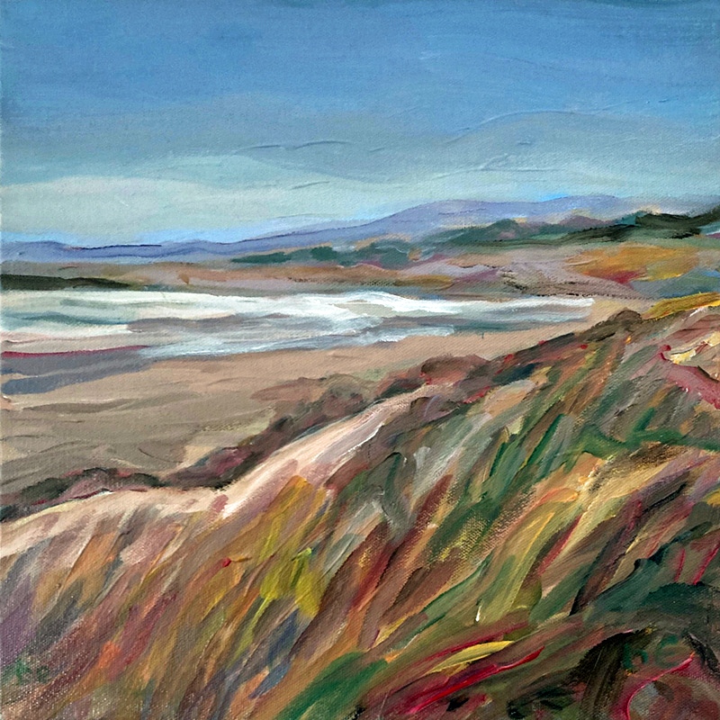 ValleyGallery's tweet photo. Barbara Evans' acrylic paintings are color studies, recording her impressions of the effects of color and light on the landscapes that she visits and observes.
#landscape #light #color #observations #artistseye #seascape #beachlife #cabeaches #bodega #bodegadunes #art https://t.co/f5Zarj9UqE
