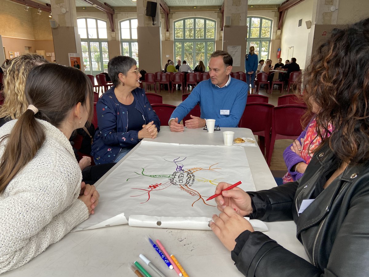 MLSudVendee's tweet photo. [ Épisode 3 – Projet d’association ]
😁Temps riche de rencontre ce matin entre partenaires de la #MissionLocale et les jeunes
👉Associer nos jeunes pour réfléchir sur les enjeux de demain a été une plus value.
Merci à tous pour vos présences, nos échanges et votre confiance. https://t.co/zr7G2OIwlX