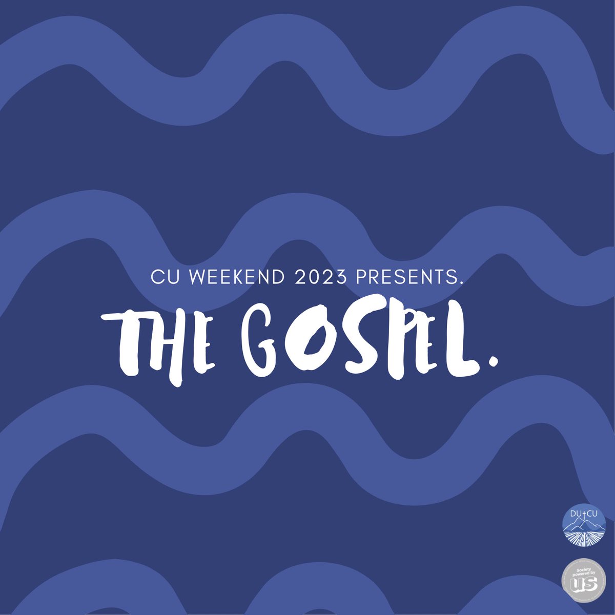 🙌THIS CU WEEKEND’S THEME …. THE GOSPEL🙌. 

We wanted to explore the gospel deeper at CU weekend, when did it start? What is it? Why does it matter? How do we share the gospel? And dive into it deeper together!✨ 

HERE’S TO CU WEEKEND 2023🎉

More info if on its way. . .