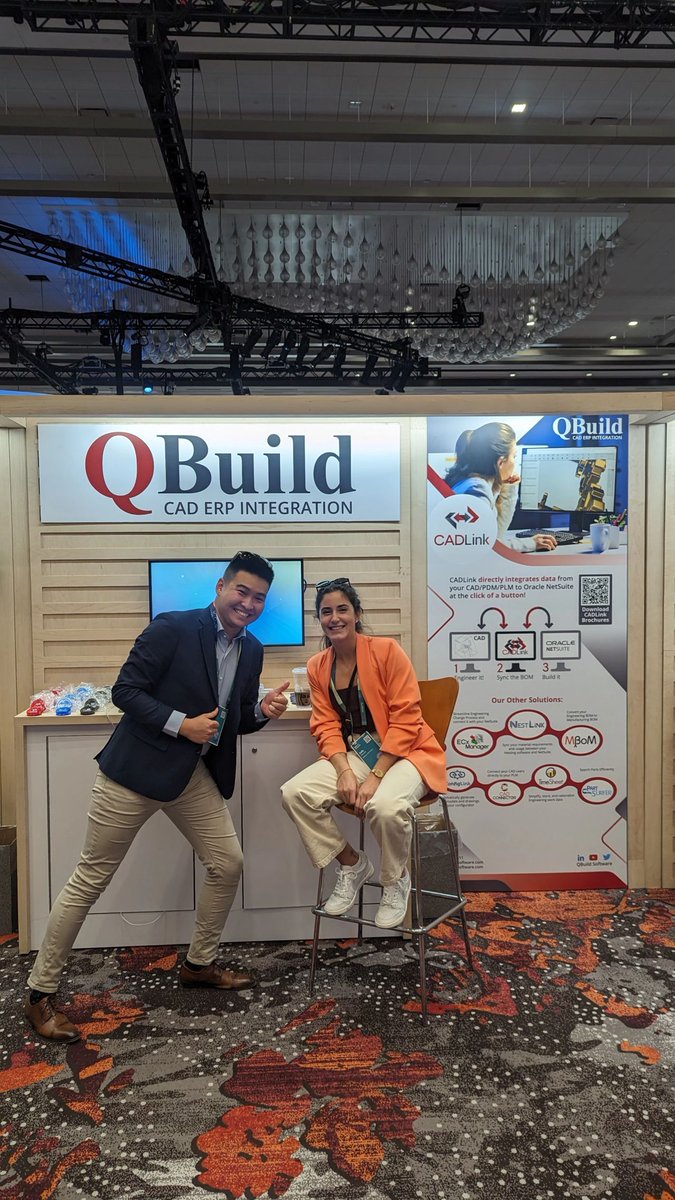 QBuild's tweet photo. Come visit us at Booth 635 in #SuiteWorld from today until October 19!
Discover how our integration solutions can streamline your business with engineering and @NetSuite
And we have special pins, socks, and playing cards for you!
See you there!
#QBuildSoftware #NetSuitePartner https://t.co/UYQXo7O0Mp