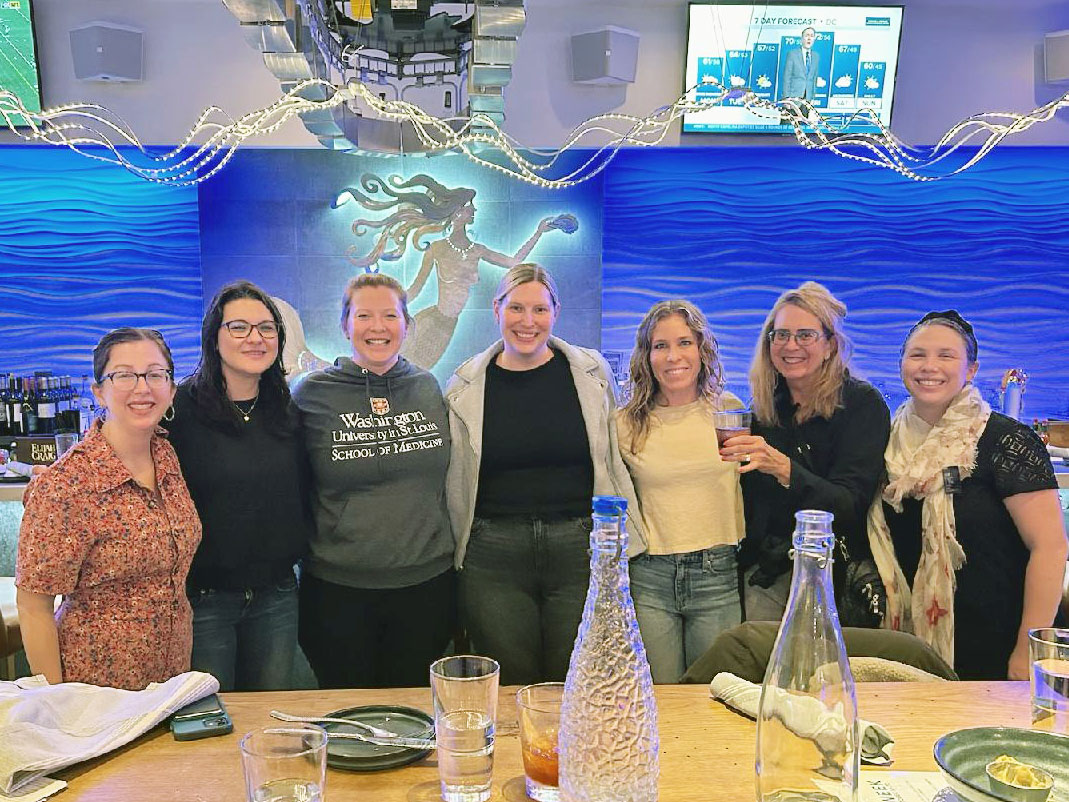 WashUMedOT's tweet photo. @WUSTLOT faculty and alumni gathered in Alexandria, Va., for the @AOTFoundations’s functional cognition meeting on Oct. 15-17. #WashUmed #WashUOT #AOTF #functionalcognition https://t.co/QOmidor0oO