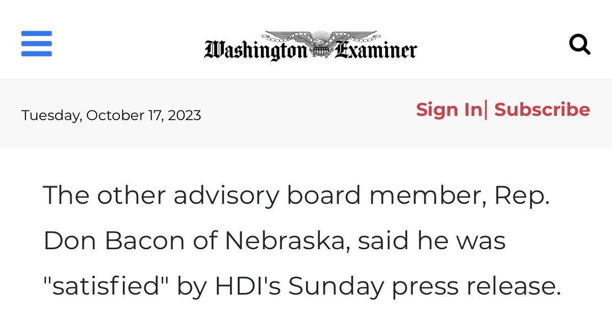 🚨Rep. Don Bacon caught serving as advisor to nonprofit with ties to CCP-linked think tank

Humpty Dumpty Institute touts partnership with Beijing think tank that employs 12+ members of CCP & People’s Liberation Army

Bacon is an advisor to HDI

When HDI’s ties to CCP were…