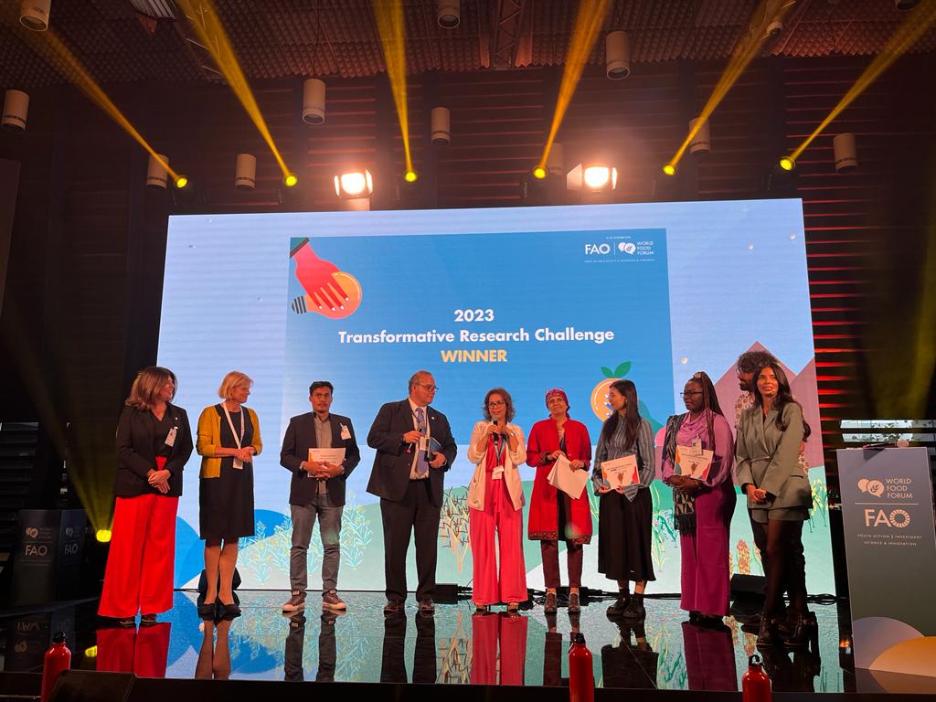 🎉Congratulations to all winners of the @World_FoodForum Transformative Research Challenge! It was amazing to sit w/ @MaximoTorero @Jo_Puri @SHeimovaara & Dr. Thais Maria to evaluate ideas from all finalists to advance our #AgKnowledge 💡. 📺Re-watch: bit.ly/SIF23REG