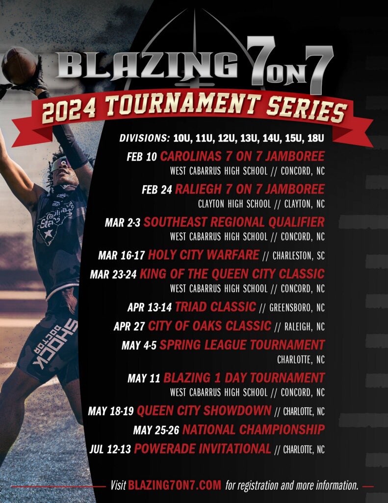 🚨🚨 Game time is coming up! Prepare your schedules. We ready! Sign up today! blazing7on7.com. #Blazing7on7 🚨🚨