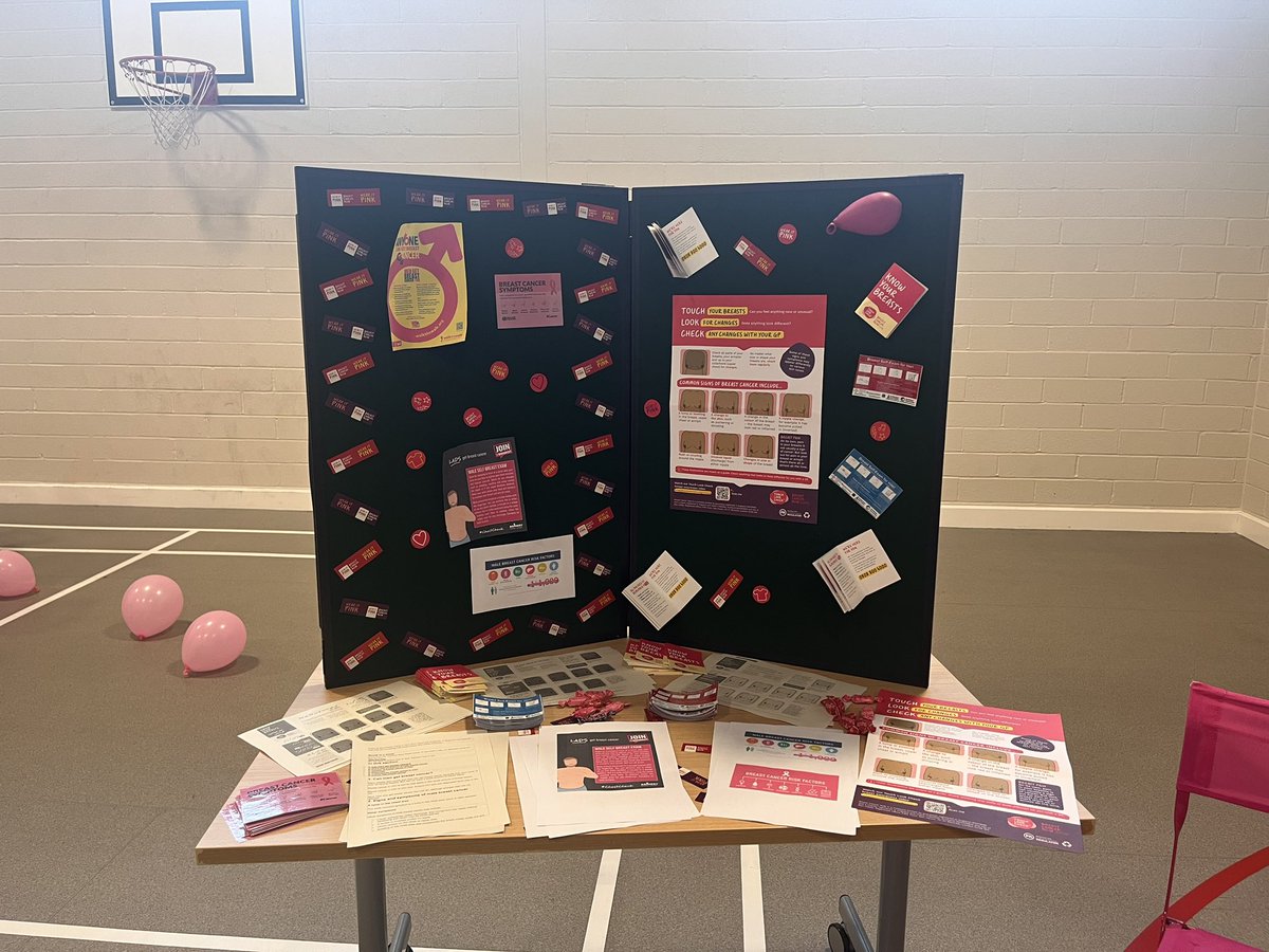 Today we supported @BreastCancerNow at the Harbour @WeAreLSCFT for #wearitpink so far raising £130+ Thanks to all 👏🏼 @Margare18027884 @currey_sue @ChrisOliverNHS @traceann321 @suedball @emilycross_ot @markpassmore2 @Kags_PocketOT @GoalsOlivers 🎗️#checkyourboobs #male #female