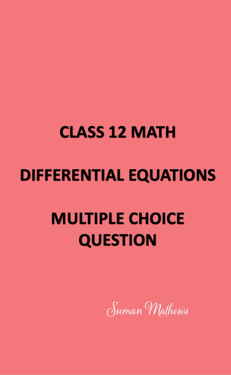 sumanmathews's tweet image. How to check if a function is homogeneous -Class 12 Math
#StudyMath #Mathematics