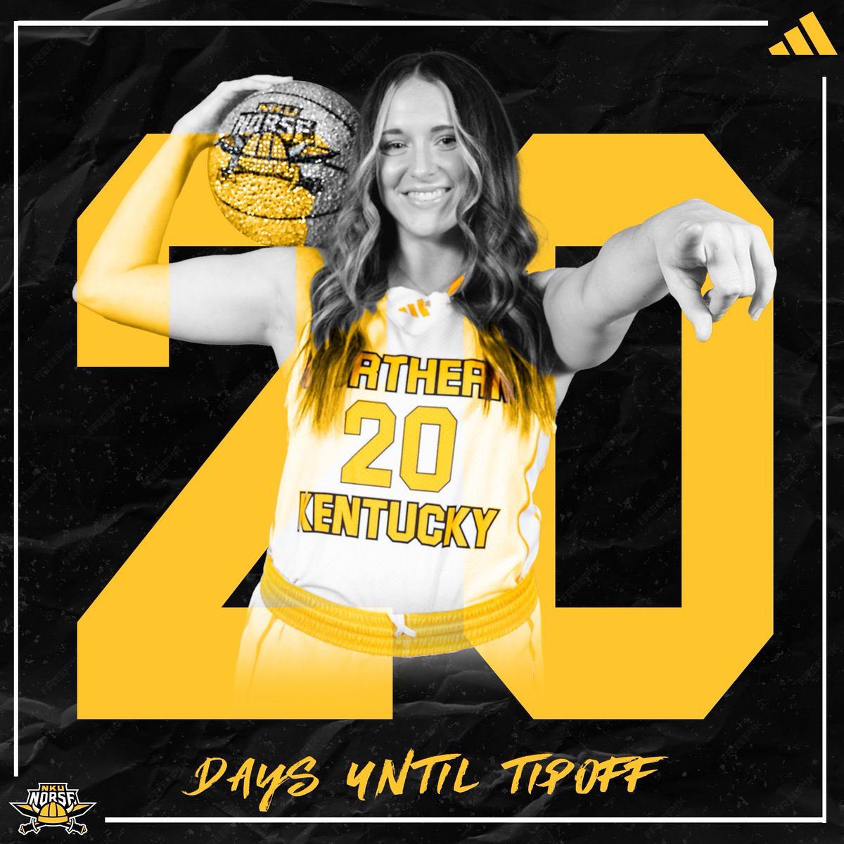 NKUNorseWBB's tweet photo. Under 𝐓𝐇𝐑𝐄𝐄 weeks 'til TIP OFF!!🏀

@NKUNorse | #NorseUp https://t.co/lZyzTekBkO