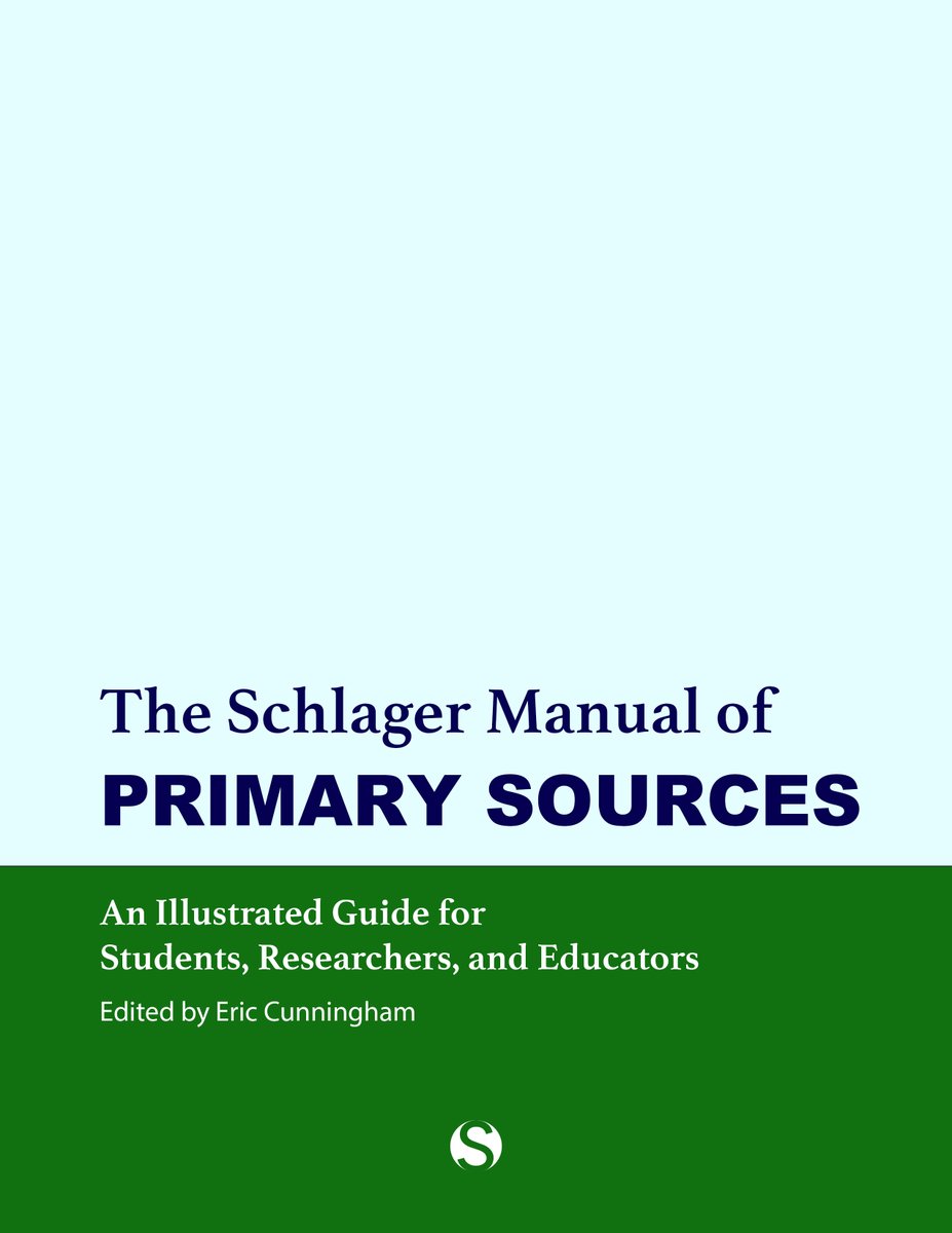 SchlagerGroup's tweet photo. Just published! The Schlager Manual of Primary Sources, the first general guidebook of its kind. Available in print, ebook, and print+ebook bundle formats, or as part of our Schlager Complete Access E-Collection. https://t.co/nqkZ5fImHd https://t.co/j09seDxgZ4