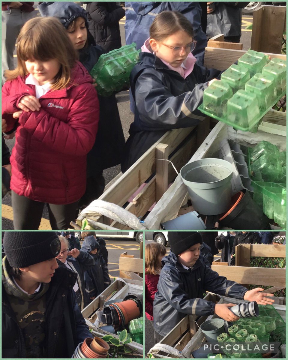 HTS_OutdoorsEd's tweet photo. Wild Action Week at Hawthorns. Maple Class visited Notcutts garden centre at Ashton Moss this morning to recycle some of our old plant pots and trays.
#WildActionWeek @JohnMuirTrust @BTO @CLOtC @FEEInt @Notcuttsuk https://t.co/yMUHre0V4W
