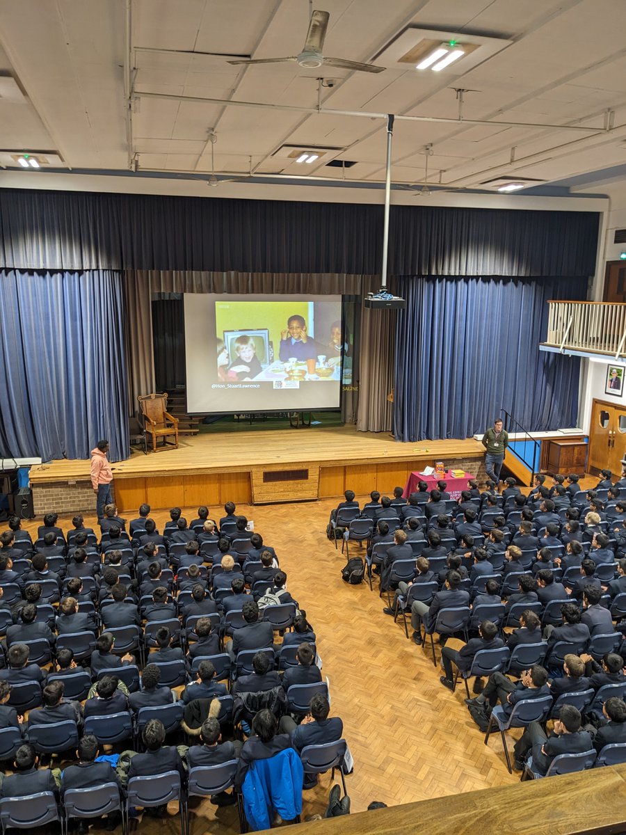 Dr. Stuart Lawrence <a href="/sal2nd/">Dr Stuart Lawrence Official</a> has had a huge impact on our students and staff today. I know many of our students have been inspired to set up school wide projects as a result of his talk. We look forward to welcoming you back in the future Stuart!