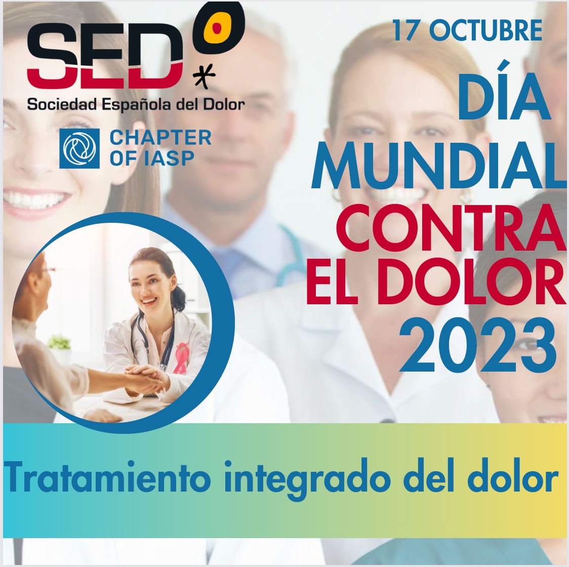 🚩Hoy es el Día Mundial Contra el Dolor 2023 dedicado al Cuidado integrado del dolor.
La <a href="/IASPpain/">IASP</a> define el cuidado integrado del dolor como la integración temporalmente coordinada, guiada por mecanismos, individualizada y basada en evidencia de múltiples intervenciones de