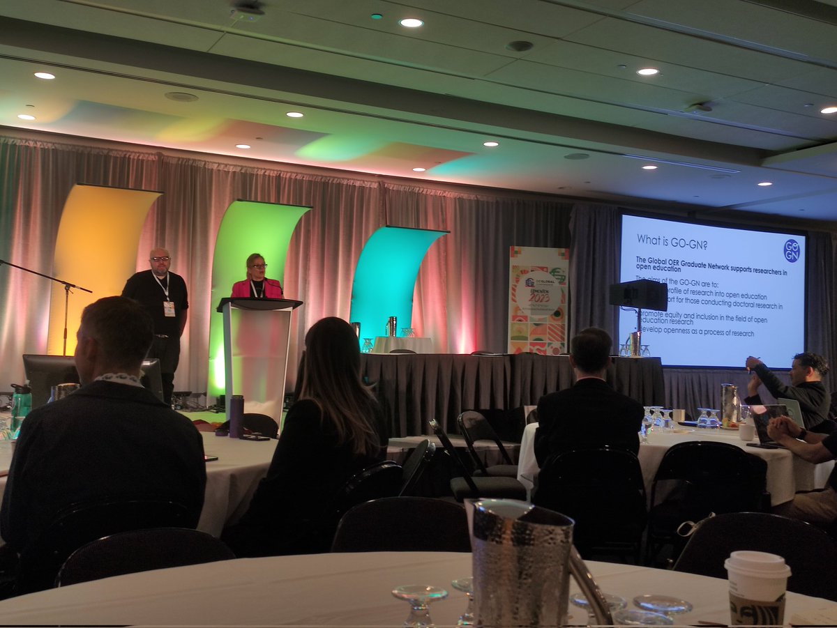 Opening day two of #oeglobal23 with #GO_GN, reflections from the 10th anniversary and lots of 🐧 love