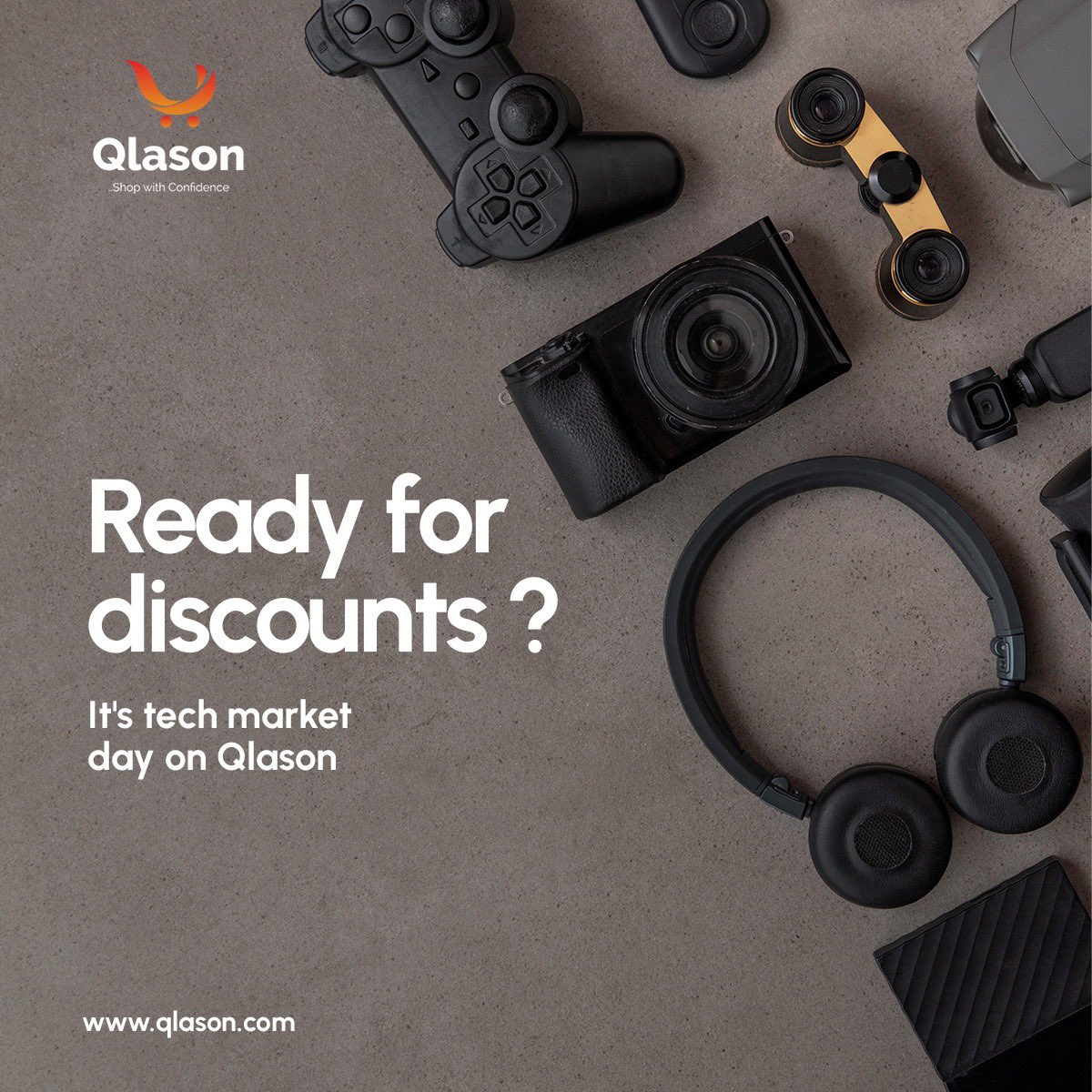 Qlasonstore's tweet photo. Qlason tech market day is here

Find awesome discounts and level up your tech gear today 

Selling made social, shopping made seamless

qlason #streamers #shoppers #shopqlason #shopping #bizalert #lagosvendors #vendors https://t.co/vnKmDLA166