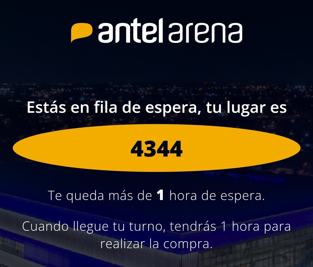 METYER_'s tweet photo. #nadiedicenada vuelve a URUGUAY ��🇾 y ya hay más de 4000 personas en la fila virtual 🤯

@NicolasOcchiato https://t.co/wLPbq3kTQf