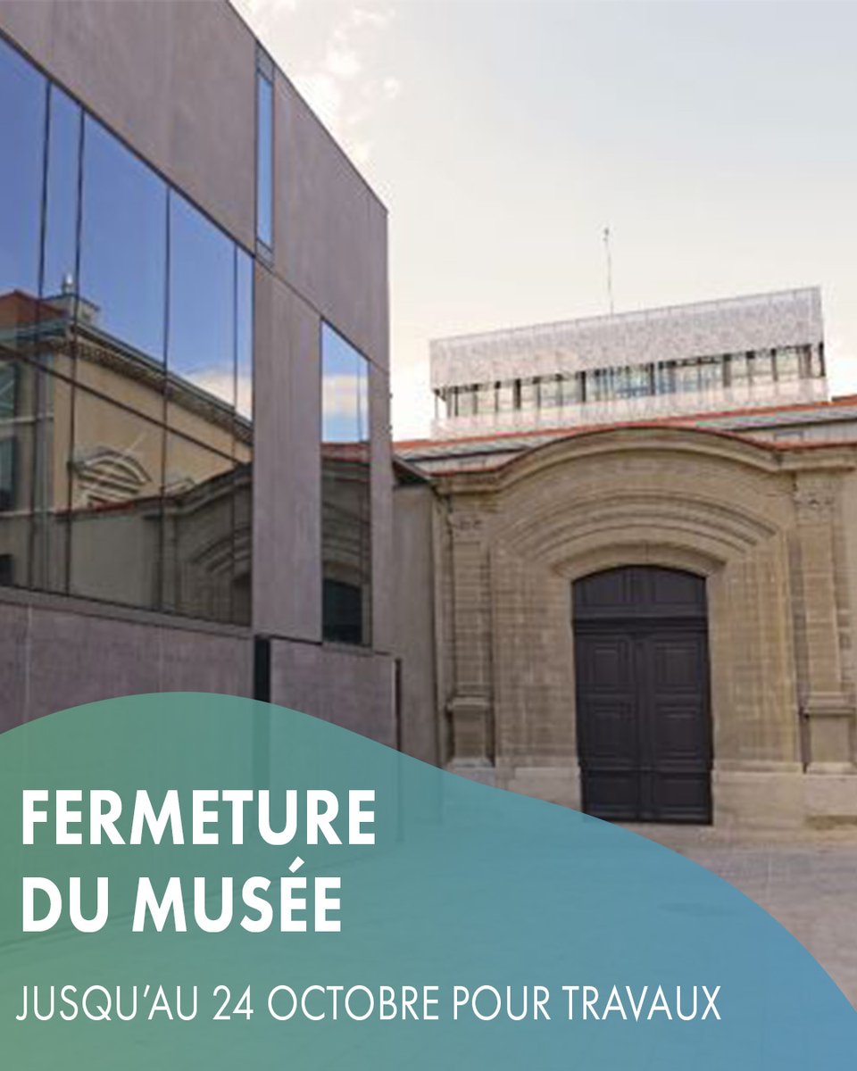 Le @museedevalence sera fermé au public pour travaux et maintenance jusqu’au 24 octobre 2023 (et non jusqu’au 18 octobre comme annoncé initialement). 

Par conséquent, certaines activités ont dû être annulées :
🟣La nocturne « trésors du musée » prévue ce jeudi 19 octobre ;
🟣La