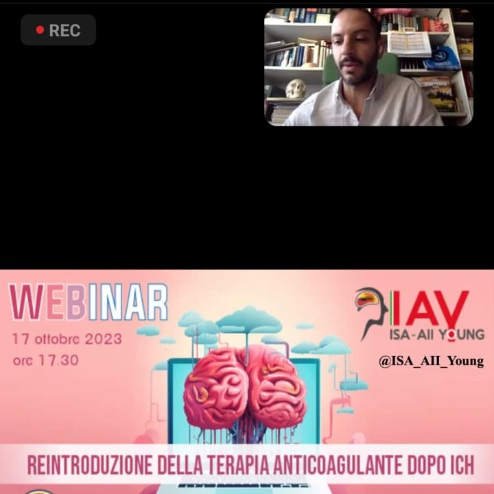 Iniziato il primo webinar ISA-AII/ISA-AII Young! 
Nei precedenti tweet, link per iscriversi all'ultimo momento!
#stroke #brainhemorrhage #neurology #medicine