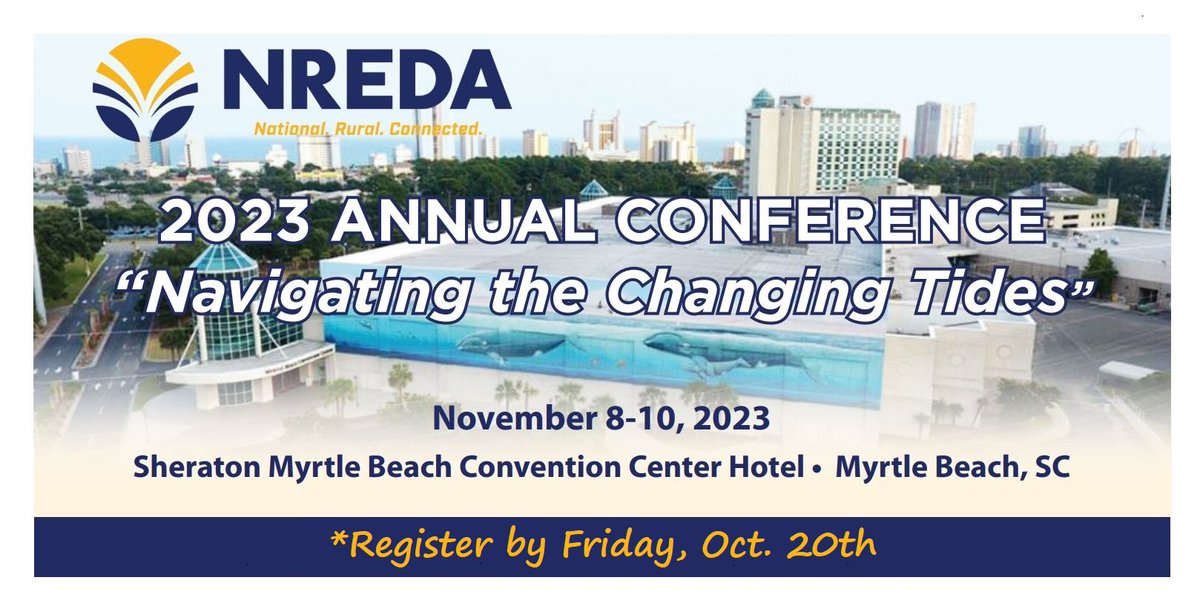 NREDAnews's tweet photo. โ The ๐๐๐ก๐๐ date to register online for the 2023 Annual Conference is ๐
๐ซ๐ข๐๐๐ฒ, ๐๐๐ญ๐จ๐๐๐ซ ๐๐๐ญ๐ก! After this date, you may still register, but please contact the NREDA office.
https://t.co/S0QFveZXkO
#NREDATakesMB #NREDA #EconomicDevelopment https://t.co/HjsaC8KQKx