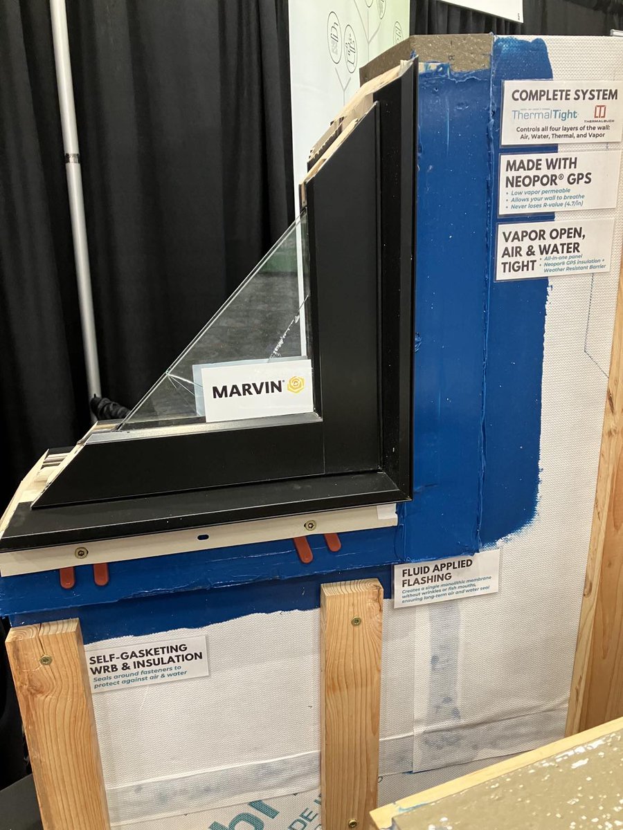 ICYMI: Last week, <a href="/BASFCorporation/">BASF North America</a> impressed attendees at the 2023 <a href="/GoEEBA/">EEBA</a> Summit by showcasing innovative products featuring #Neopor® GPS, including our own #ThermalBuck and #ThermalTight. 

We also announced our upcoming fluid applied flashing, which will be released soon!