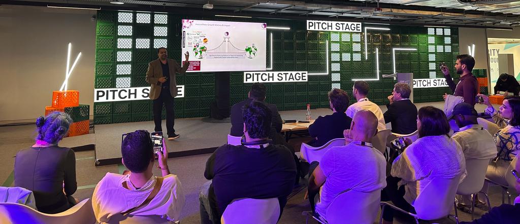 Founder and CEO of InvoiceMate, Muhammad Salman Anjum <a href="/TheFeelogical/">Muhammad Salman Anjum</a> giving for InvoiceMate at the semifinals of the prestigious SuperNova Challenge in Blockchain &amp; WEB3 Disruptor category. The event is part of GITEX 2023
#InvoiceMate #Blockchain #InvoiceFinancing #GITEX