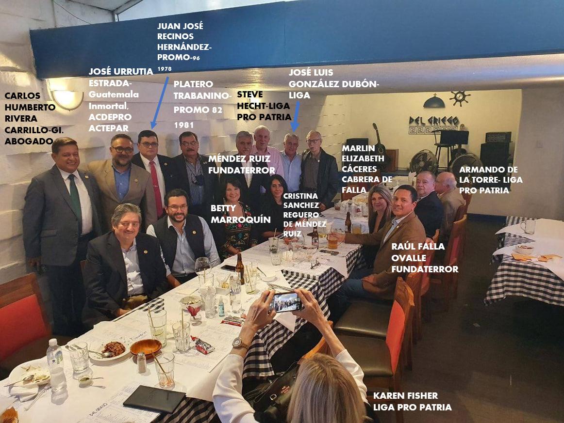 cmiguate's tweet photo. Compartimos estas fotos del año 2021 que ayudan a entender las alianzas que existen entre distintos actores de extrema derecha que han jugado un papel en esta coyuntura. https://t.co/9KHmeC4wLk