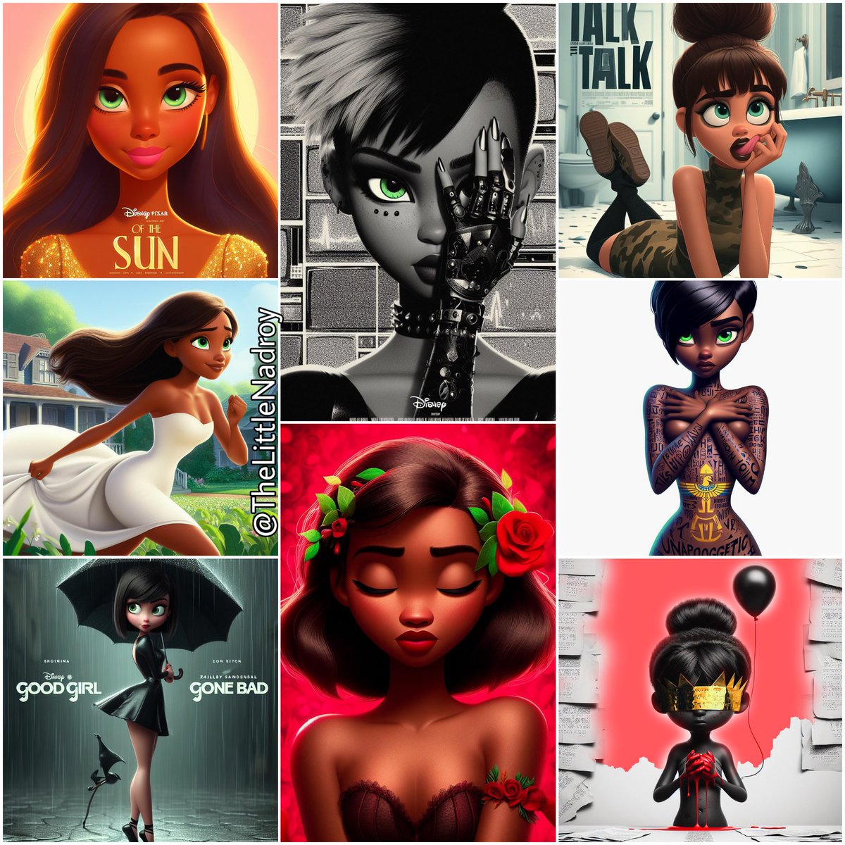 Rihanna’s eras as Disney Pixar movies!

#MusicOfTheSun #AGirlLikeMe #GoodGirlGoneBad #RatedR #Loud #TalkThatTalk #Unapologetic #ANTI