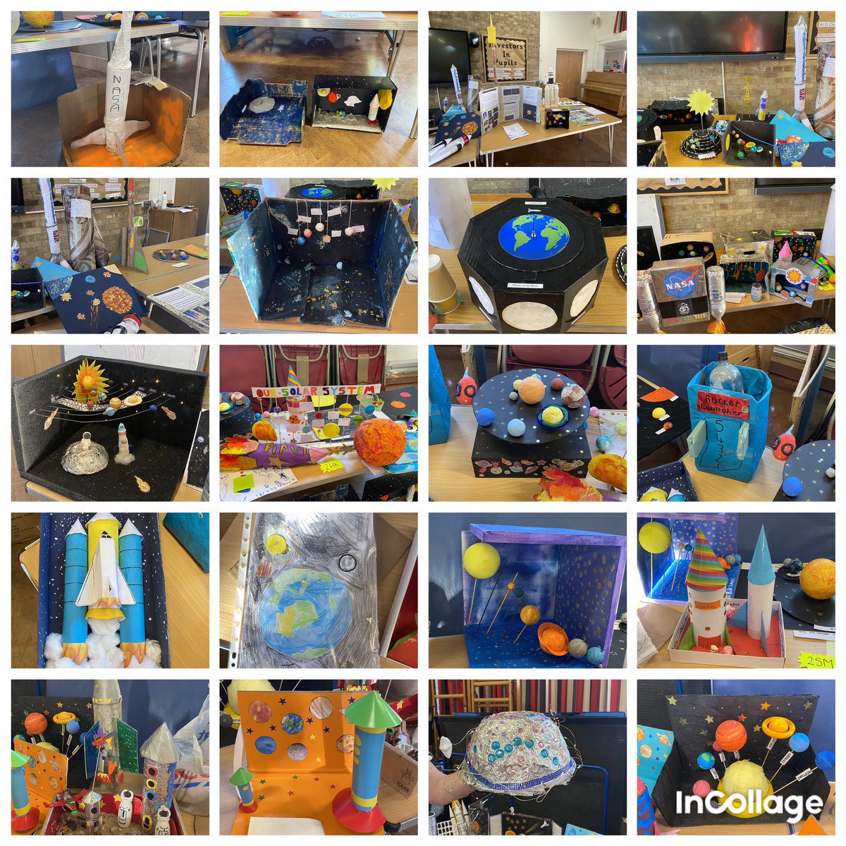 Stchristacademy's tweet photo. Fantastic World Space Week competition entries from so many enthusiastic children across the whole school. They were all OUT OF THIS WORLD 🌎Thank you all for taking part. Winners will be announced on Friday ✨
#worldspaceweek2023 #outofthisworld #amazingcreations #sciencefans https://t.co/xESm71UByY