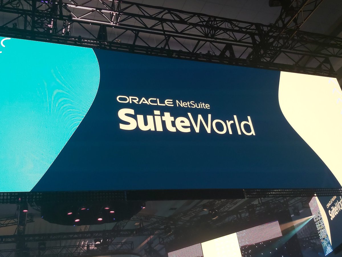 Day 1 at #SuiteWorld has kicked off. Ready to hear Evan Goldberg's keynote speech @NetSuite #technology #AI