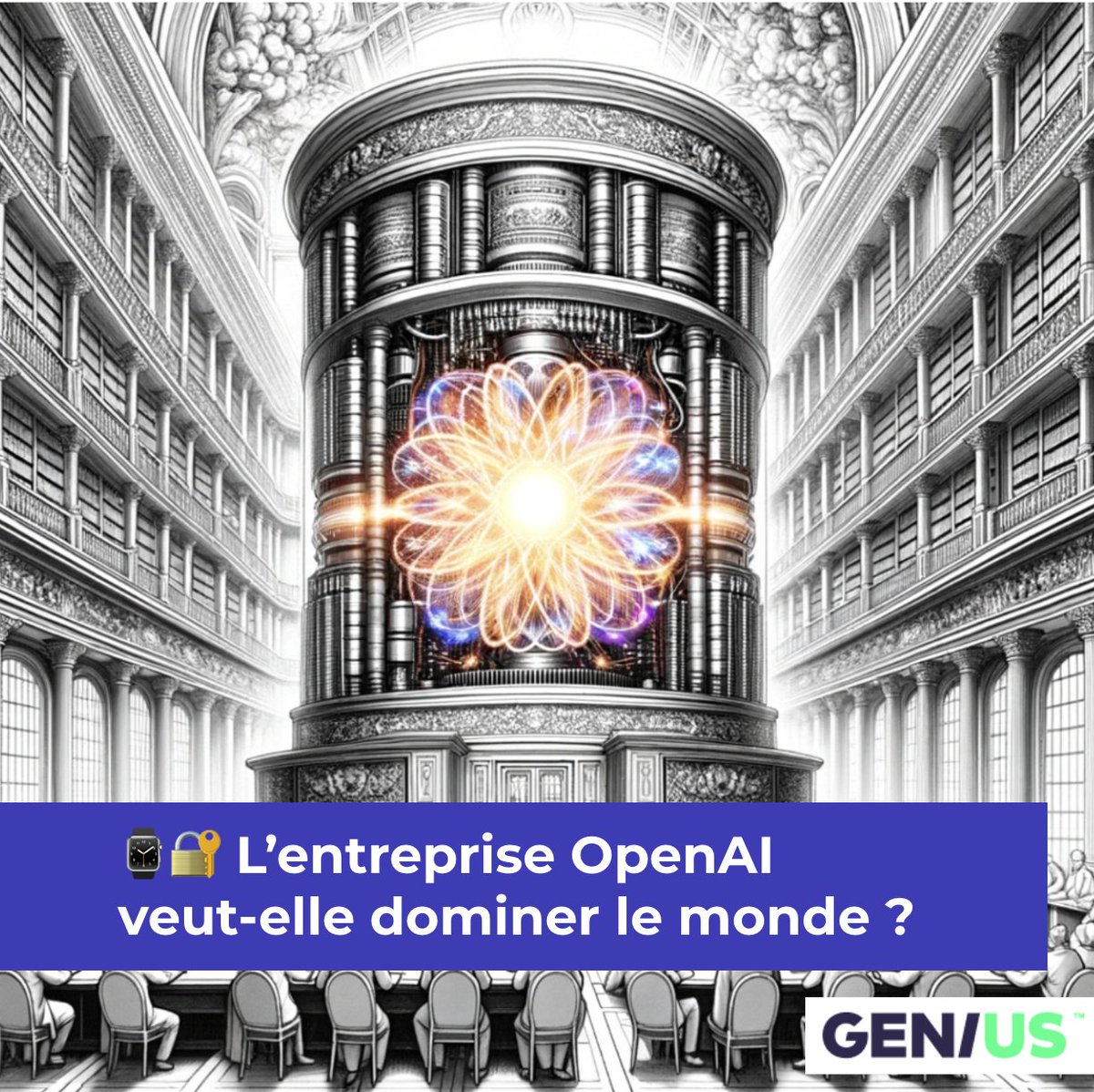 Genius_Paris's tweet photo. 🧵 @OpenAI (chatGPT, Dall-E…) a changé la liste de ses valeurs fondamentales pour ajouter "AGI focus", en tête de ses objectifs 🔍🤖

Futur dystopique, robots, IA qui domine le monde… à laquelle de ces images de l'AGI (IA Générale) fait référence OpenAI ?? https://t.co/77aLYu3is9