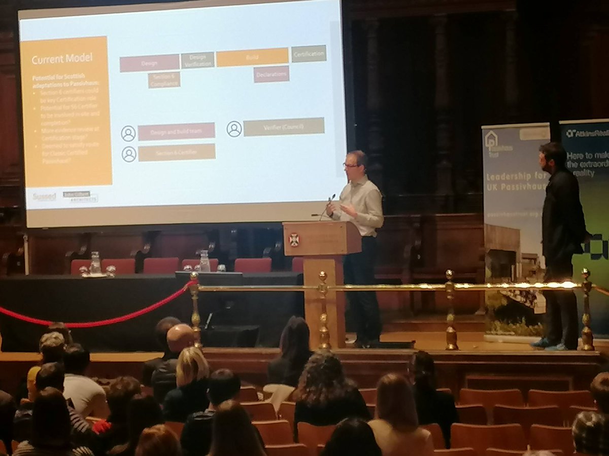 Passivhaus Trust (@passivhaustrust) on Twitter photo Getting into the nitty-gritty of what certification might look like for the Scottish equivalent of Passivhaus during #UKPHC23 Passivhaus Conference. Thanks to <a href="/55n/">Matt Bridgestock</a> <a href="/RupertDaly/">Rupert Daly</a> <a href="/johngilbertarch/">JohnGilbertArchitect</a> <a href="/WeAreSussed/">Sussed</a> for outlining potential approaches. Getting into the nitty-gritty of what certification might look like for the Scottish equivalent of Passivhaus during #UKPHC23 Passivhaus Conference. Thanks to <a href="/55n/">Matt Bridgestock</a> <a href="/RupertDaly/">Rupert Daly</a> <a href="/johngilbertarch/">JohnGilbertArchitect</a> <a href="/WeAreSussed/">Sussed</a> for outlining potential approaches.