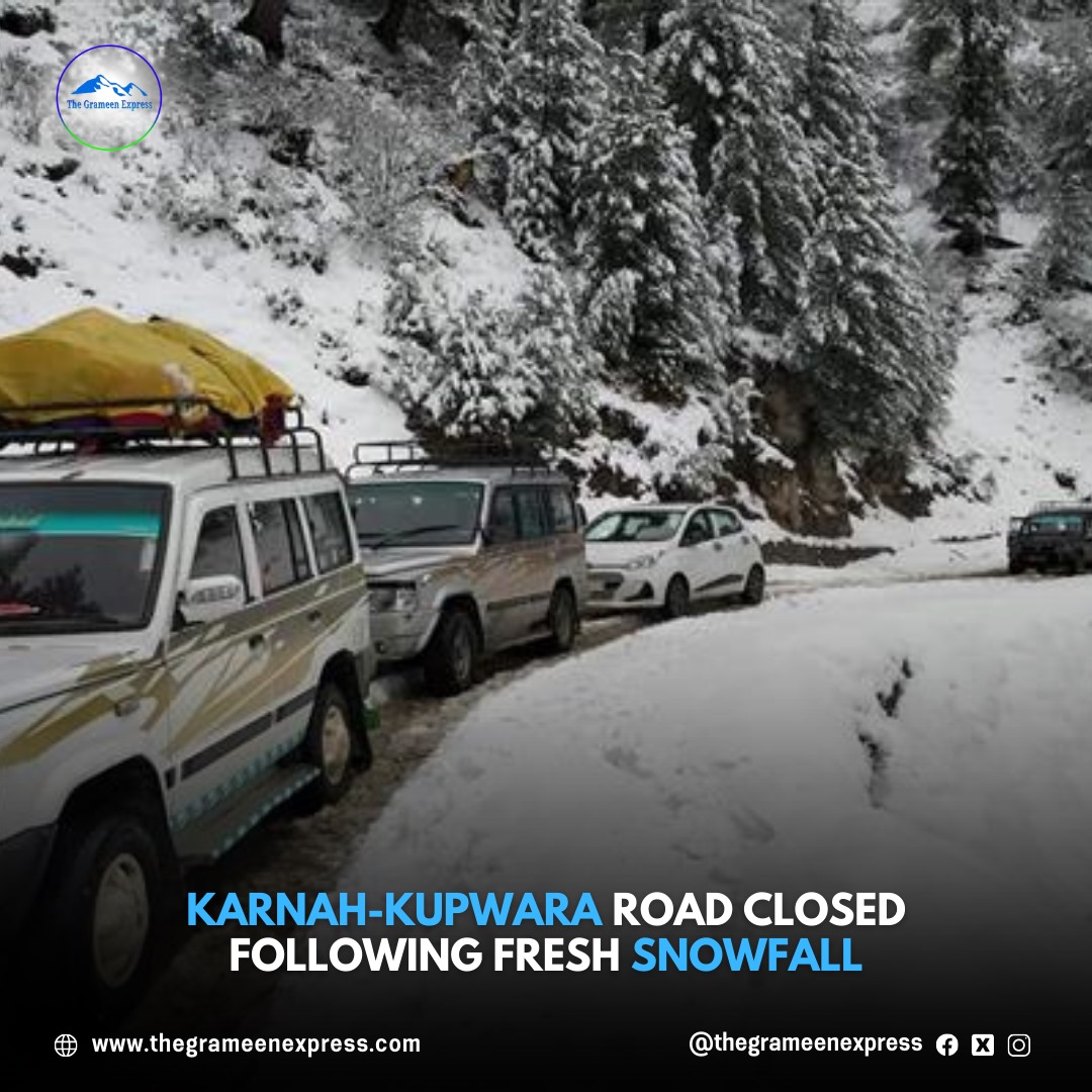 grameenexpress's tweet photo. Karnah-Kupwara Road Closed Following Fresh snowfall 

Read More Here: https://t.co/zjy7s8rbxN

#karnahkupwararoad #closed #nhupdate #highwayupdate #karnah #kupwara #freshsnowfall #snowfall #snow #kashmir https://t.co/OOEVLueRM1