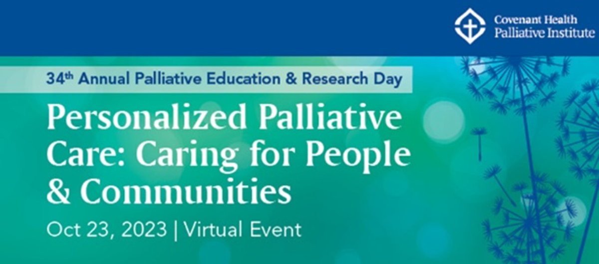 CHPalliative's tweet photo. Registration closes tomorrow @ midnight for the 2023 Palliative Care Education & Research Conference.
Visit https://t.co/O3ZmGvPcpE for more about this year’s theme, speakers and more.
Register here: https://t.co/GTjn54R0r3
#Palliativeconference #PallativeCare
@CovenantCA https://t.co/c8zum7ePfE