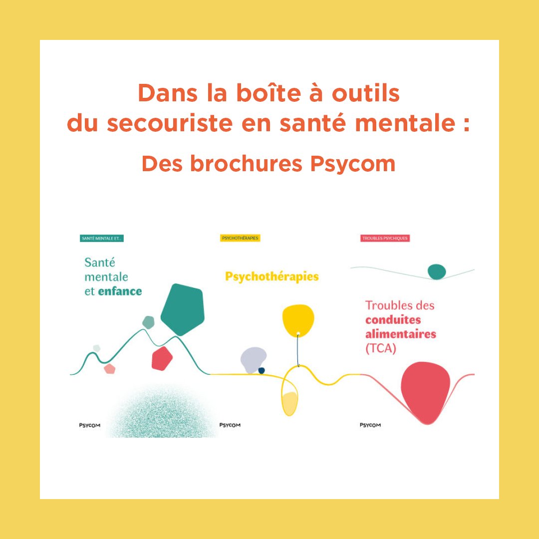 📝 @psycom_actu propose de nombreux outils à visée pédagogique autour de la santé mentale.

L'association propose 29 brochures d'information sur la santé mentale disponibles en téléchargement gratuit sur son site. 

#pssm #santementale