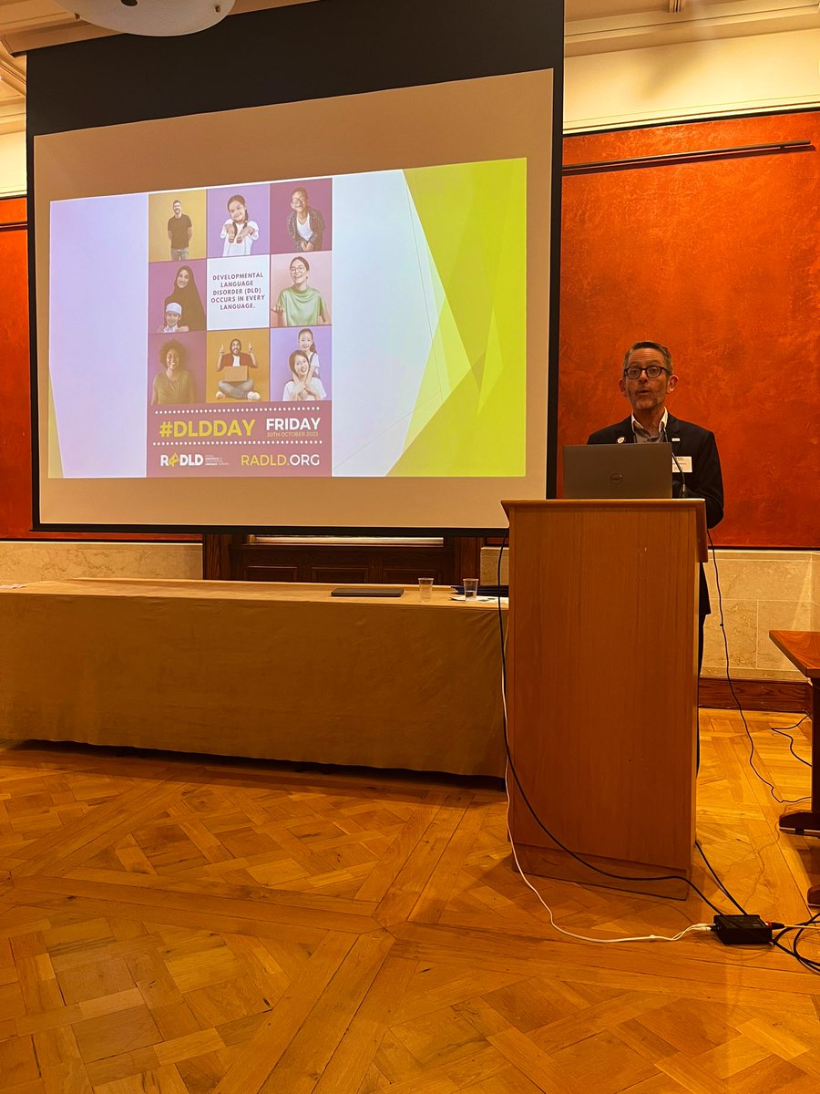 RCSLTNI's tweet image. “Awareness is so important!” @NAPLIC chair Stephen Parsons telling us about the impacts of DLD if left unsupported! #DLDday #DevLangDis @WordAware @RuthSedgewick @RCSLT @SueMcB4