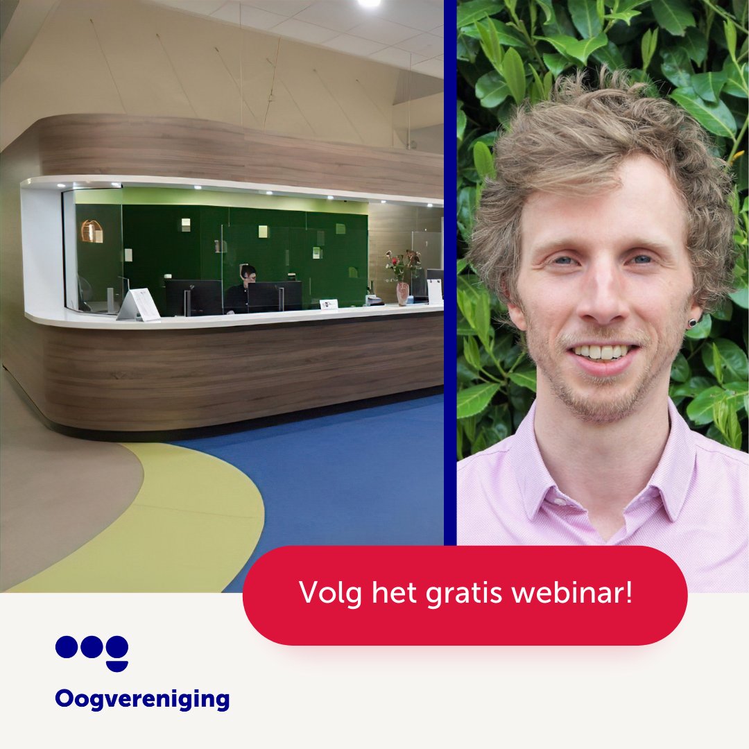 Webinar: Hoe ontwerp je een toegankelijke openbare binnenruimte? Steven Dekker van <a href="/AccessibilityNL/">Accessibility</a> leert je er van alles over op 23 oktober om 14:00 uur in een online webinar.
Meld je hier aan: oogvereniging.nl/nieuws/webinar…

#oogvereniging #webinar