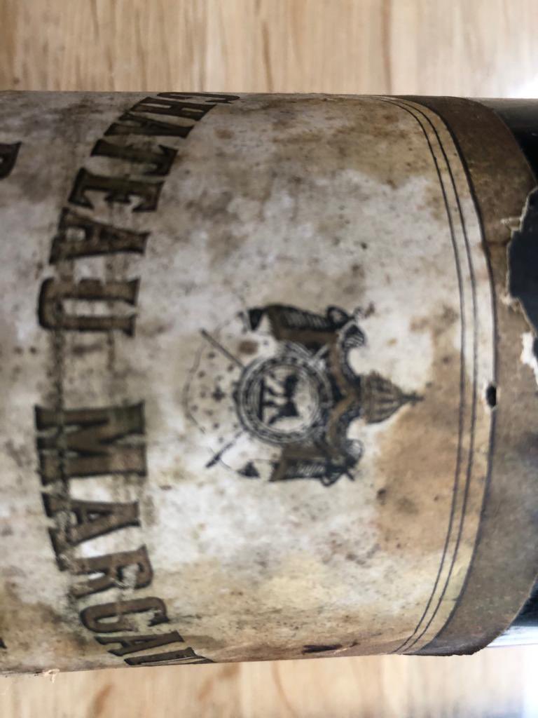 Padwords's tweet image. Hi @JeffLeve I read your article on the Chateau and wondered if you could help me age this bottle? #chateaumargaux  there is provenance