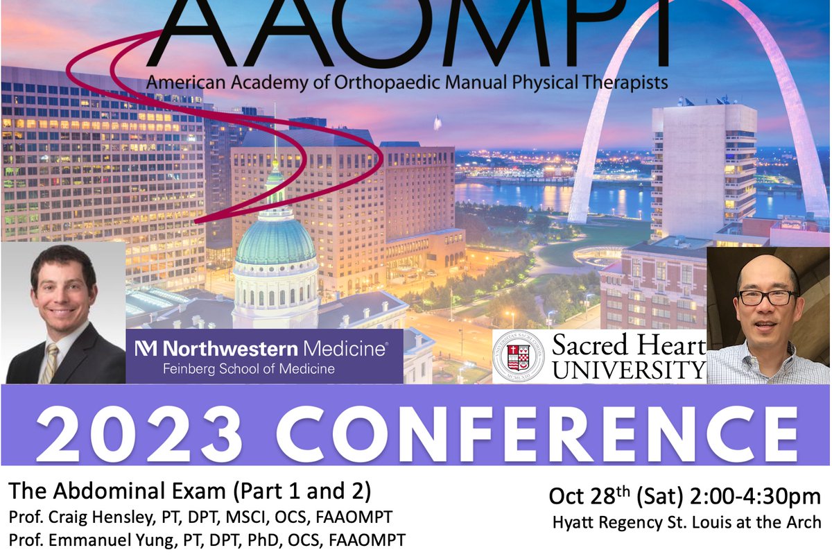 @SHUDPT (@shudpt) on Twitter photo Going to <a href="/AAOMPT/">AAOMPT</a> Conference? #PTMonth
Honored & incredibly grateful to join <a href="/NUPTHMS/">Northwestern Physical Therapy</a> <a href="/ptjedimaster/">Craig Hensley</a> is @SHUDPT Ortho/MSK professor Manny Yung on this talk! <a href="/Choose_PT/">Choose Physical Therapy (ChoosePT)</a>
#PTFam #Ortho residents & fellows
Check this out ⤵️⤵️⤵️ Going to <a href="/AAOMPT/">AAOMPT</a> Conference? #PTMonth
Honored & incredibly grateful to join <a href="/NUPTHMS/">Northwestern Physical Therapy</a> <a href="/ptjedimaster/">Craig Hensley</a> is @SHUDPT Ortho/MSK professor Manny Yung on this talk! <a href="/Choose_PT/">Choose Physical Therapy (ChoosePT)</a>
#PTFam #Ortho residents & fellows
Check this out ⤵️⤵️⤵️